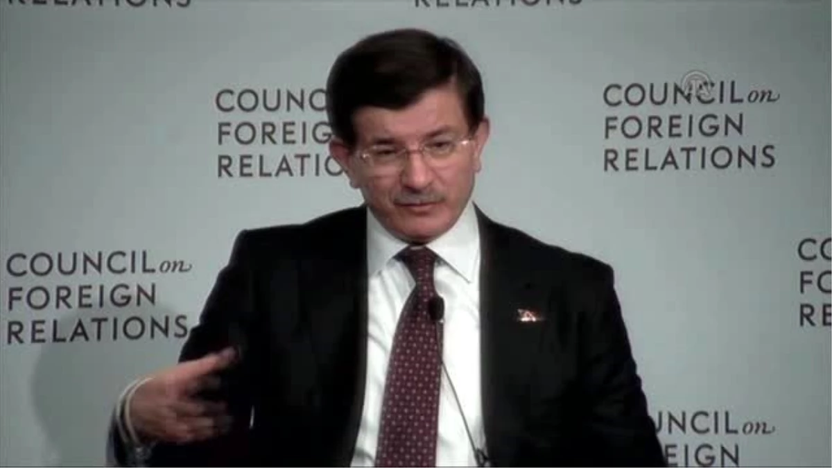 Davutoğlu CFR\'nin Kurumsal Konferansına Şeref Konuğu Olarak Katıldı