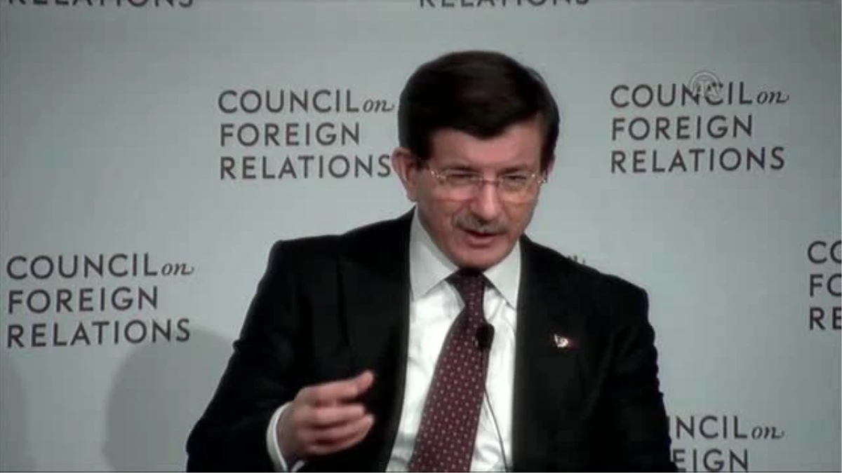 Davutoğlu CFR\'nin Kurumsal Konferansına Şeref Konuğu Olarak Katıldı