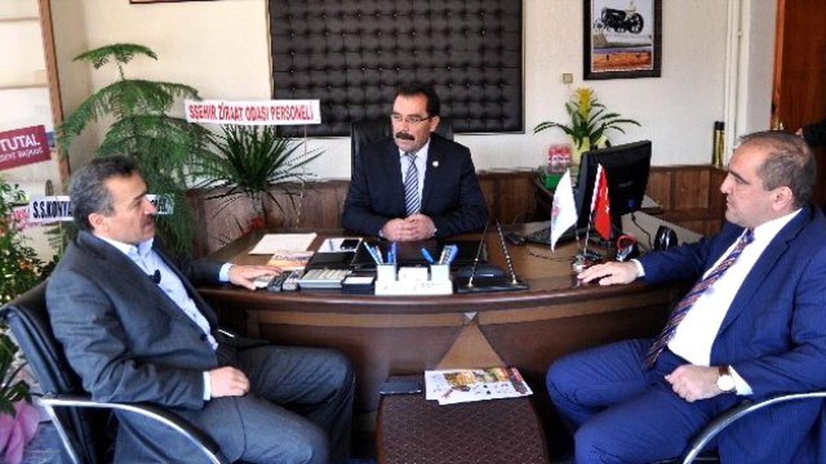 Başkan Tutal\'dan Ziraat Odası Başkanına Ziyaret