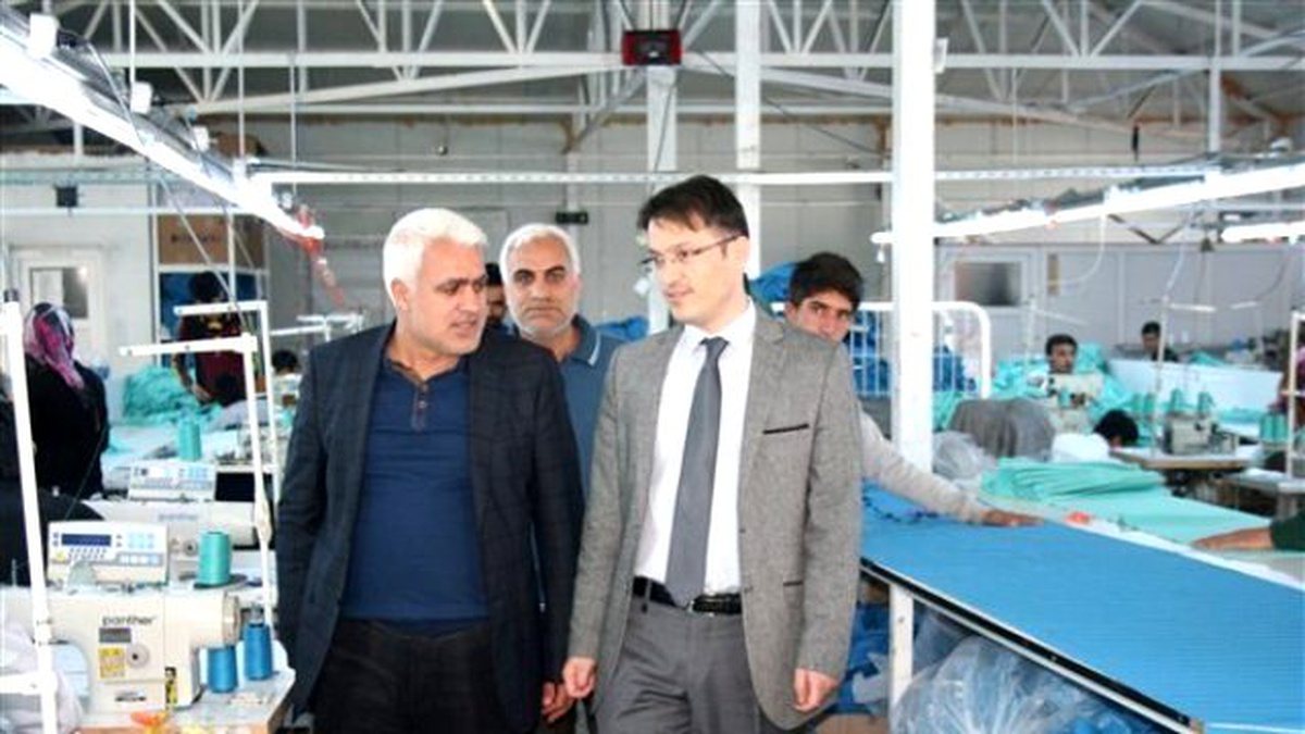 Kaymakam Efendioğlu\'ndan Tekstil Firmalarına Ziyaret