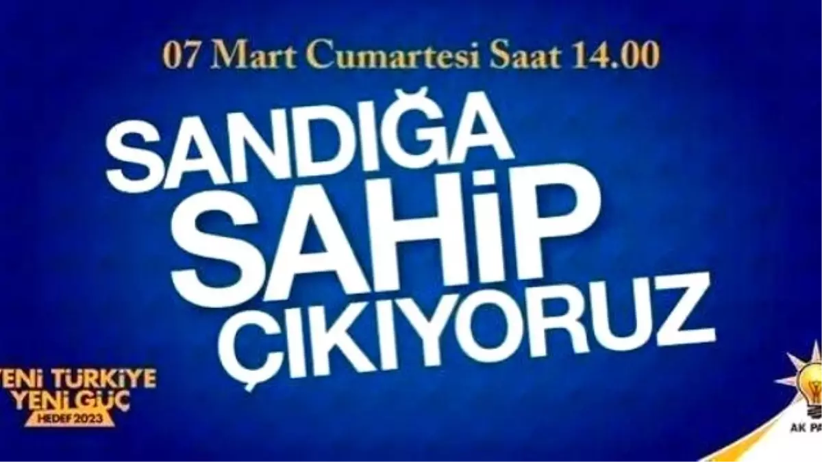 Kütahya AK Parti\'de \'Sandığa Sahip Çıkıyoruz\' Toplantısı