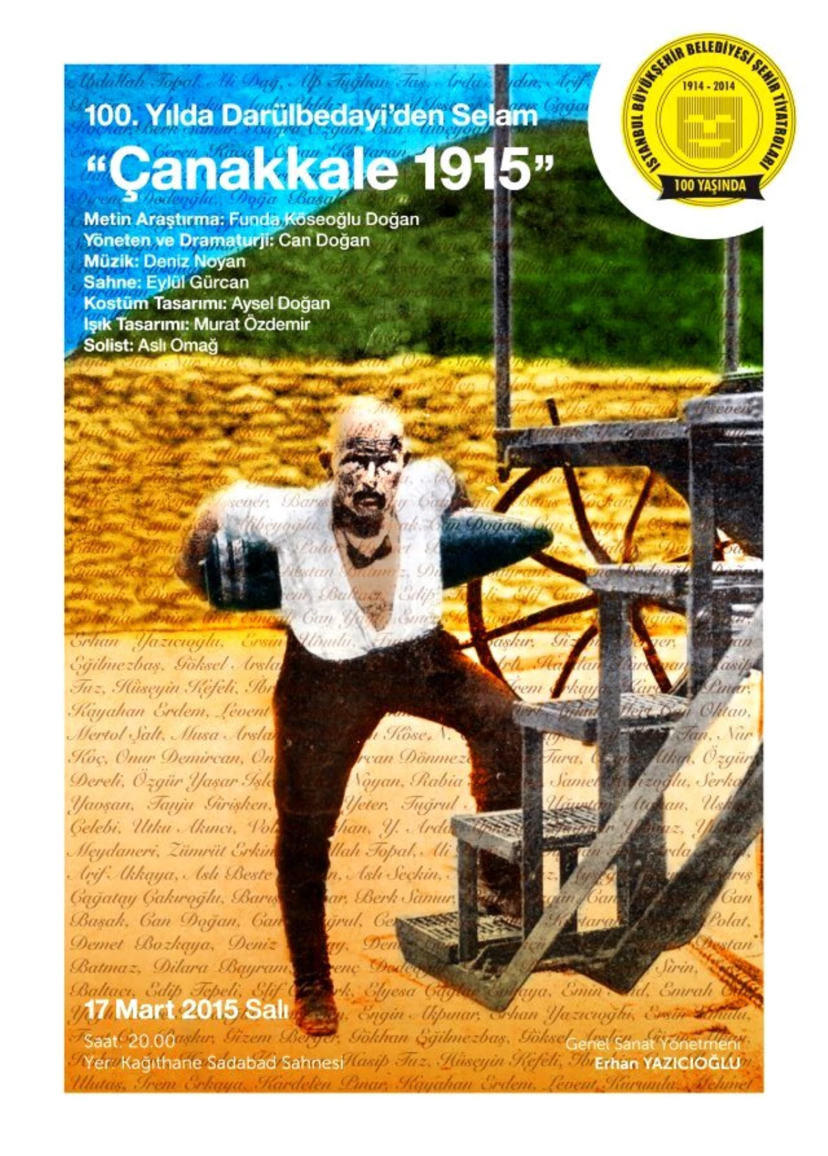 Şehir Tiyatroları Çanakkale\'yi 100. Yılında Unutmadı