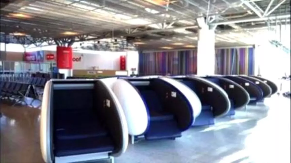 Sleeping Pods With Retractable Covers Debut At European Airport