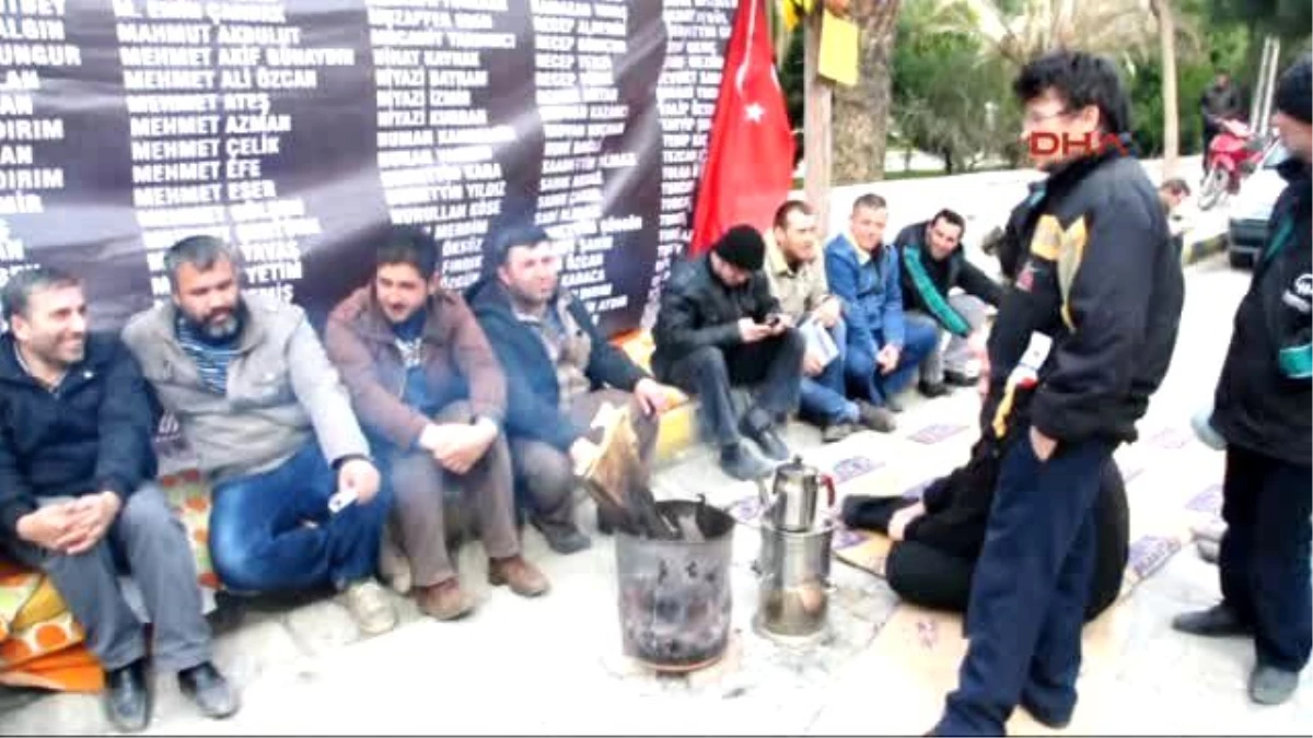 Soma Tazminat Eylemindeki Madenciler Muhatap Bulamamaktan Yakındı