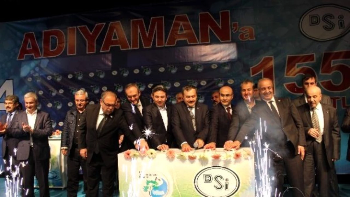 Bakan Eroğlu Adıyaman\'da Toplu Açılış Törenine Katıldı