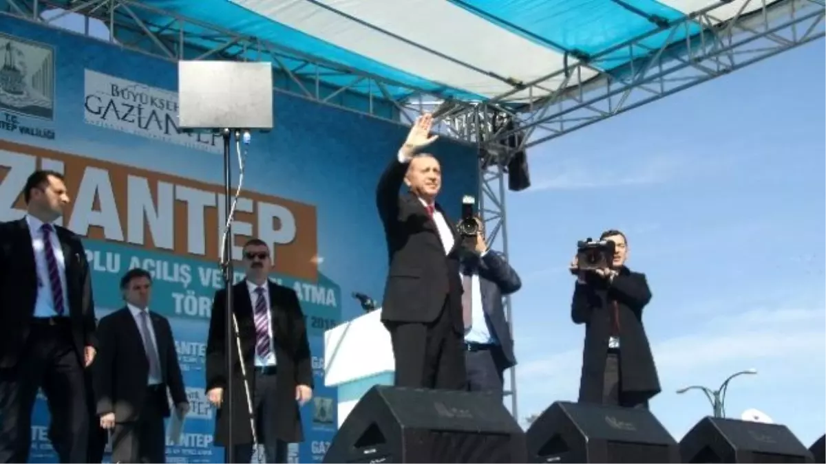 Cumhurbaşkanı Erdoğan Gaziantep\'te Toplu Açılış Törenine Katıldı