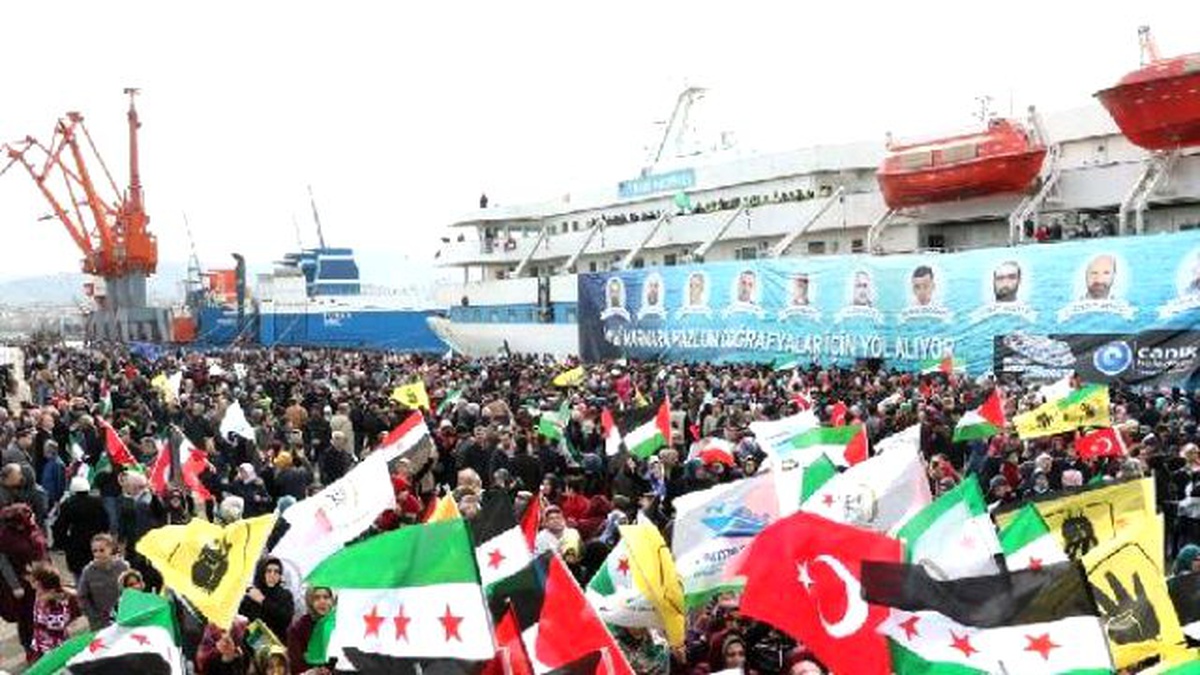 Mavi Marmara Gemisi Samsun\'da Ziyarete Açıldı