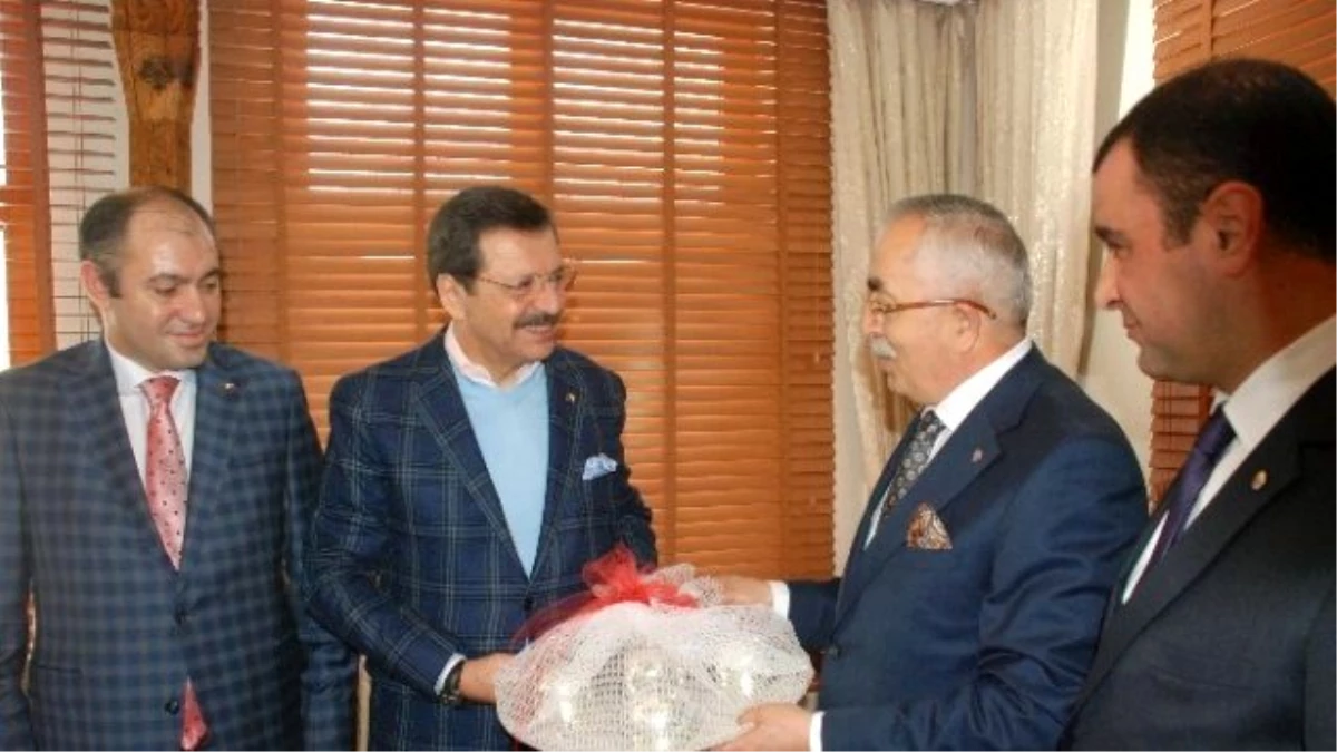 TOBB Başkanı Hisarcıklıoğlu Tokat\'ta