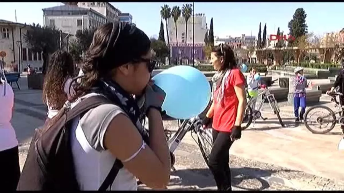 Antalya - Kadınlar Topuklu, Şalvarlı Pedal Çevirdi