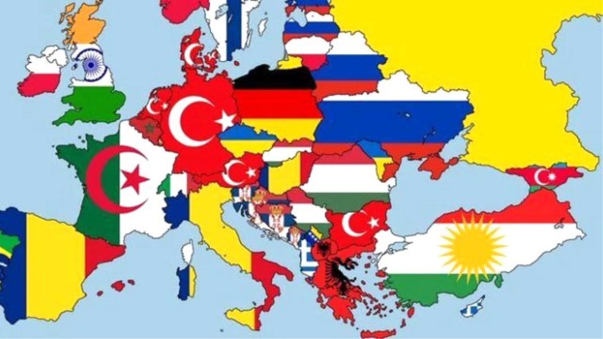 Bakan Mehmet Şimşek, \'Kürdistan Bayraklı Türkiye Haritası\' Paylaştı