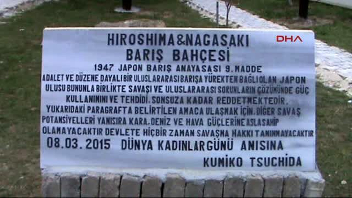 Çanakkalle Japon Kumiko\'dan Kadınlar Günü\'nde "Barış Bahçeli" Mesaj
