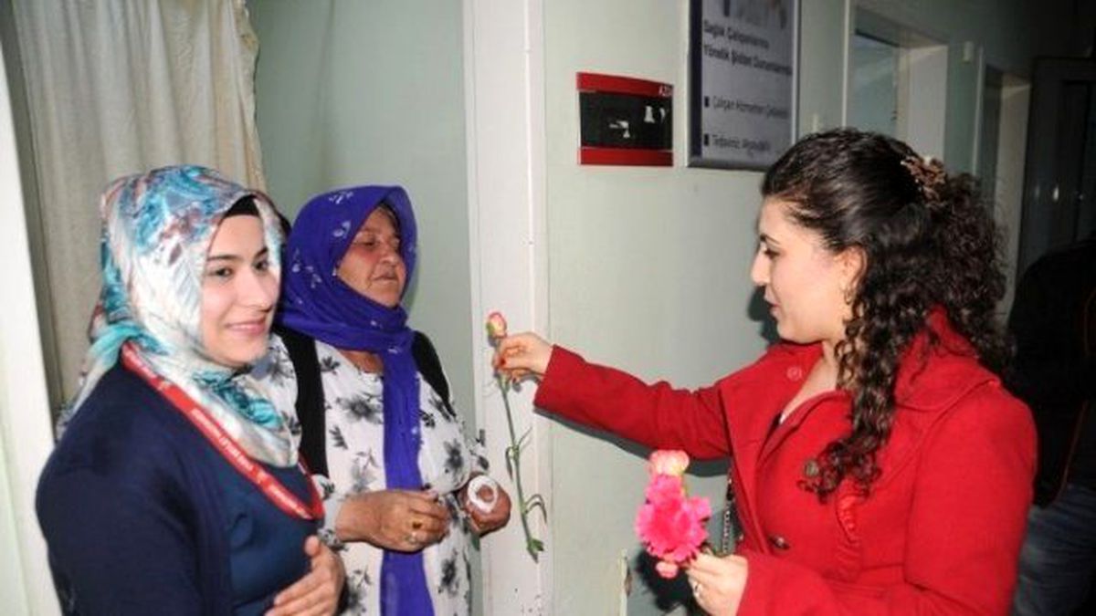 Cizre\'de 8 Mart Dünya Emekçi Kadınlar Günü Kutlaması