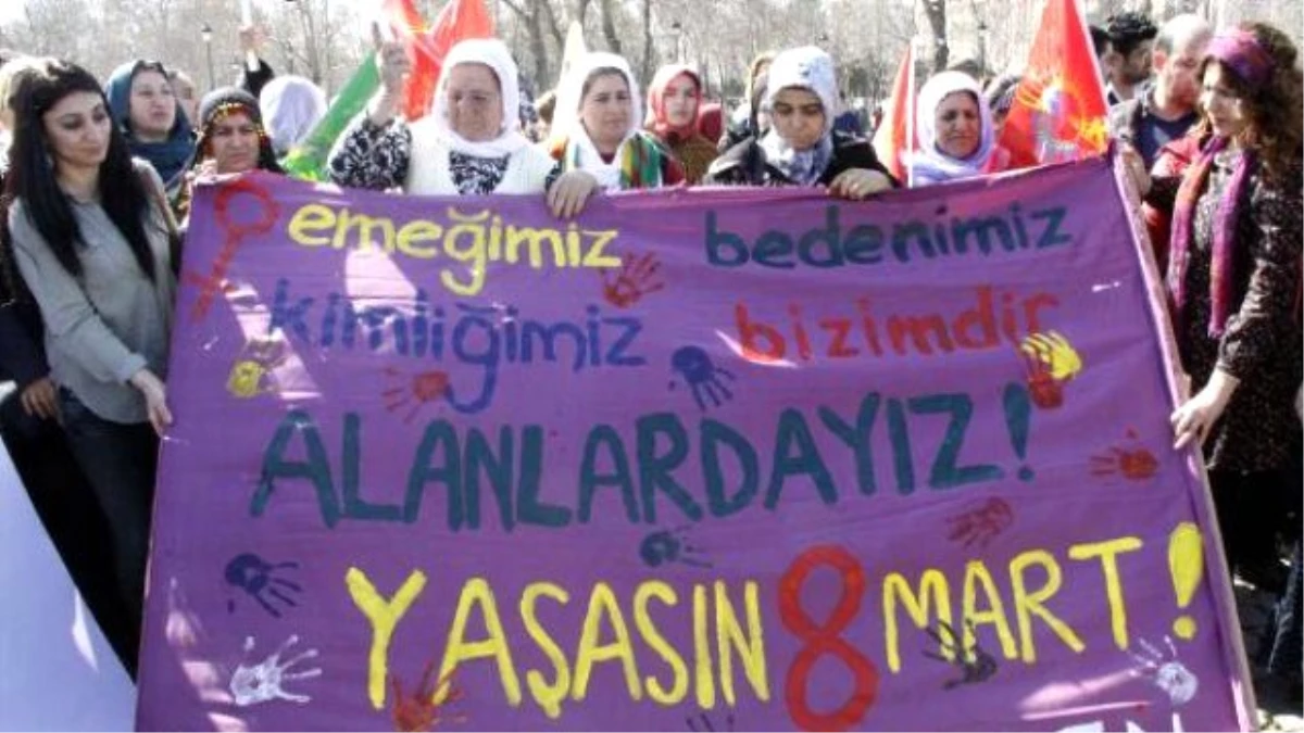 Gaziantep\'te Kadınlardan 8 Mart Yürüyüşü