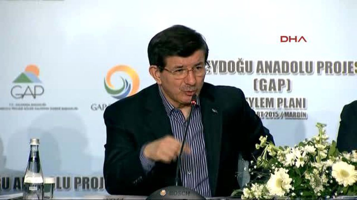Mardin-Başbakan Davutoğlu Güneydoğu Anadolu Projesi Eylem Planı Tanıtım Toplantısında Konuştu 6