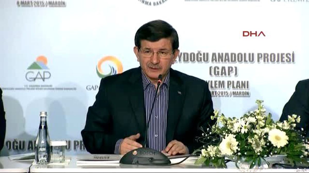 Mardin-Başbakan Davutoğlu Güneydoğu Anadolu Projesi Eylem Planı Tanıtım Toplantısında Konuştu 2