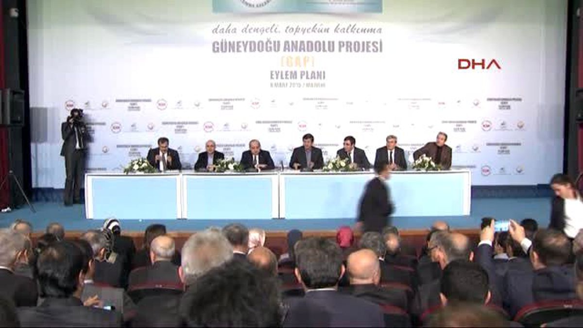 Mardin-Başbakan Davutoğlu Güneydoğu Anadolu Projesi Eylem Planı Tanıtım Toplantısında Konuştu 1