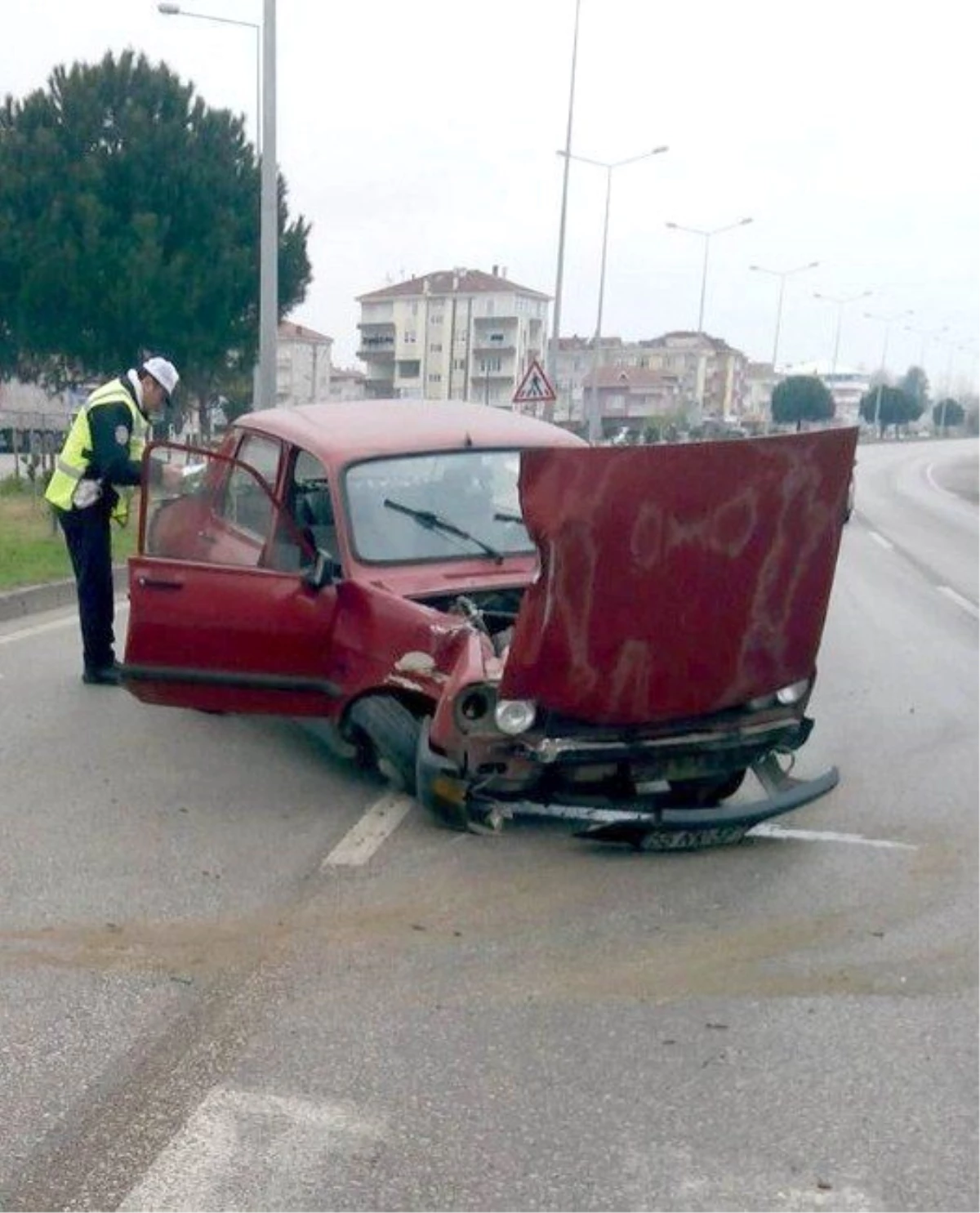 Samsun\'da Trafik Kazası: 2 Yaralı