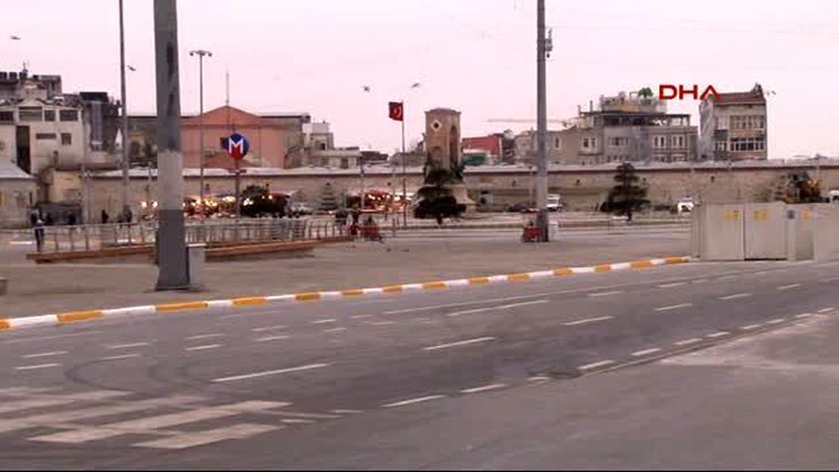 Taksim Meydanı\'nın Mazgaldan Yatakları