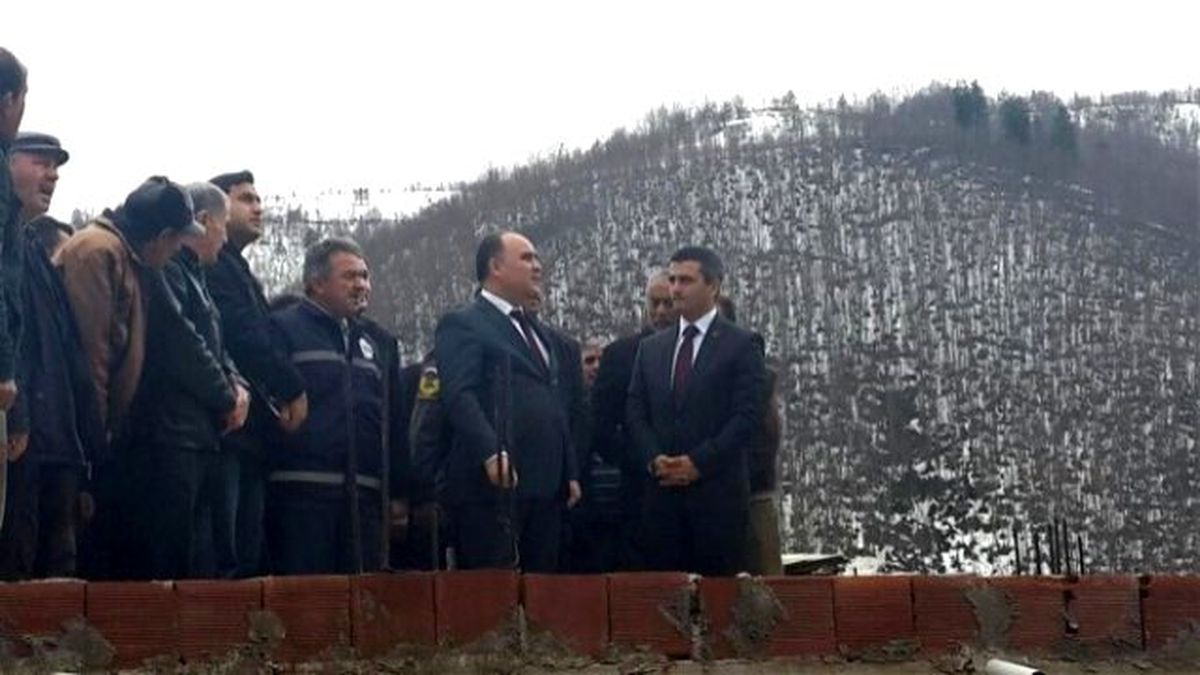 Vali Günaydın, Heyelan Bölgesinde İncelemelerde Bulundu