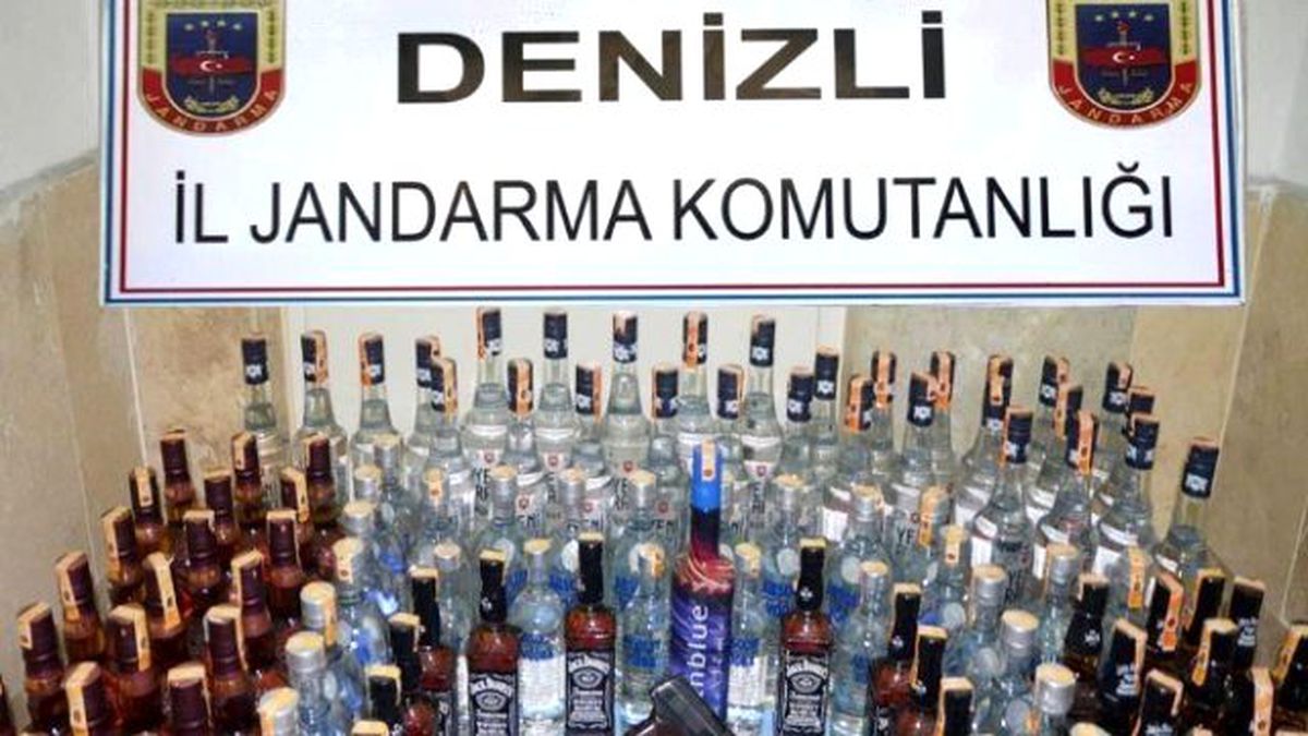 Denizli\'de Kaçak İçki Operasyonu