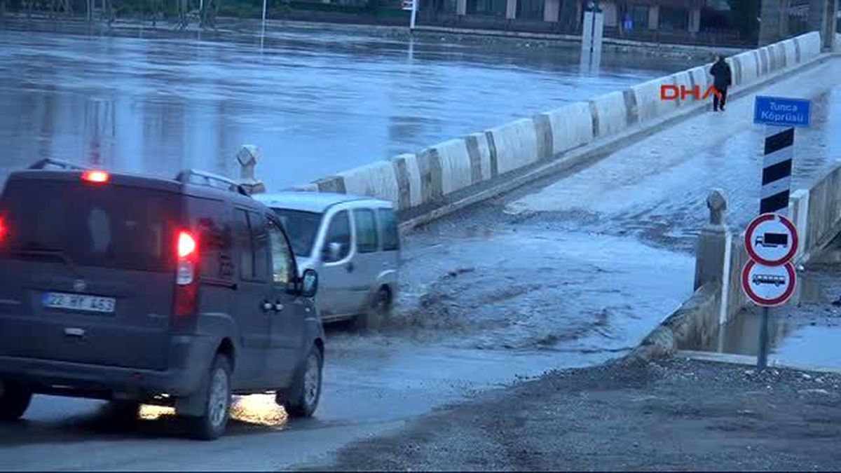 Edirne?de Yine Taşkın Alarmı