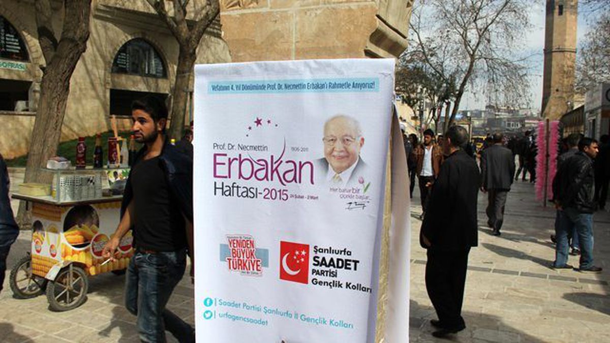 Erbakan Hoca Urfa\'da Anıldı