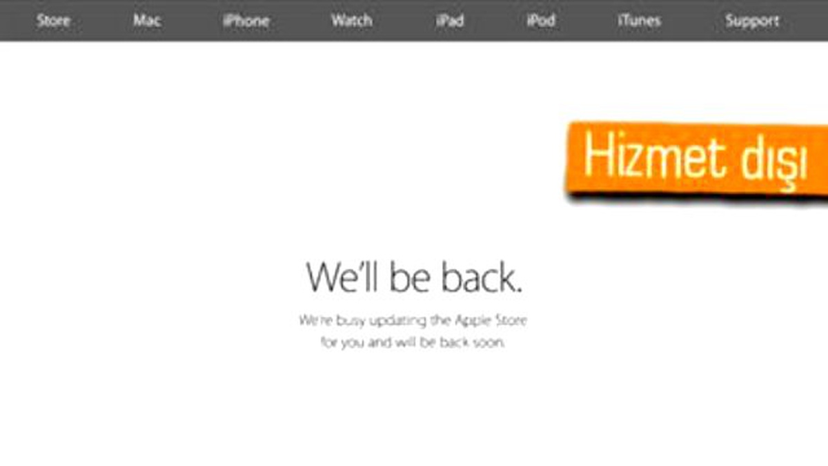 Etkinlik Öncesi Apple Online Store Çevrimdışı Oldu