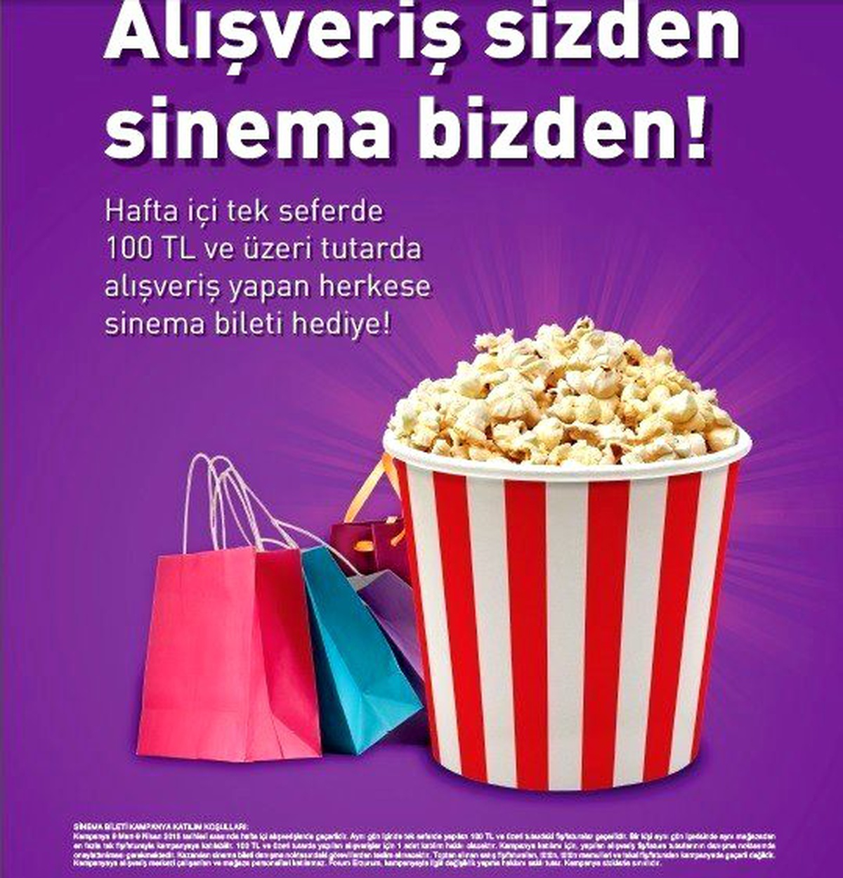 Forum Erzurum\'da Sinema Bileti Bedava