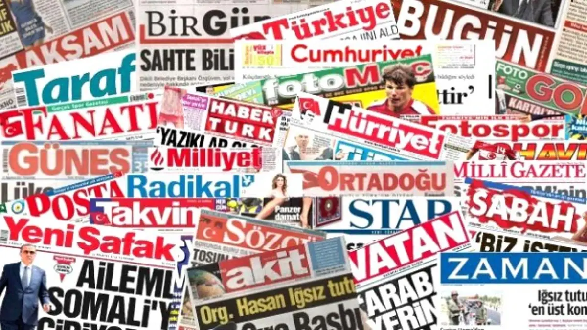 Gazeteler (09.03.2015) En Çok Okunan Gazete Manşetleri