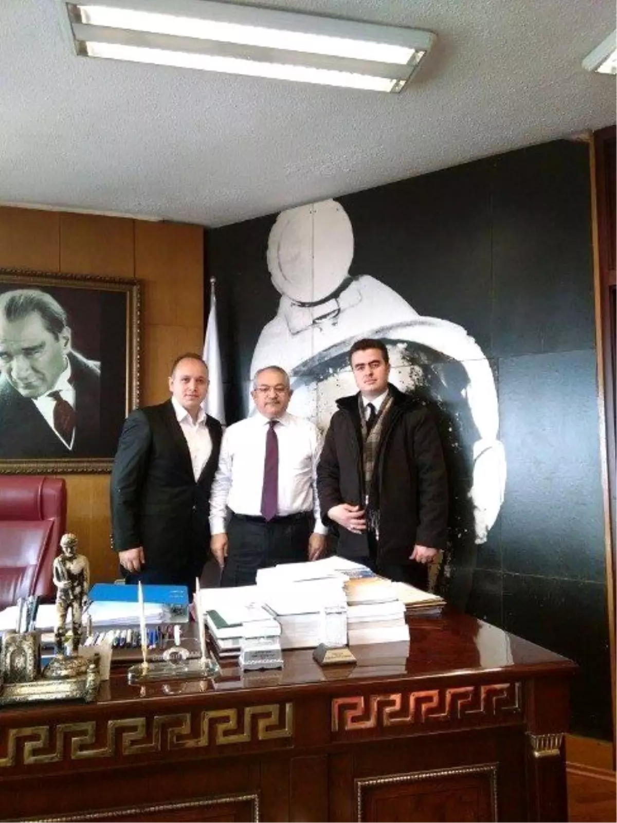 Güvenlik İş'den Burhan İnan'a Ziyaret