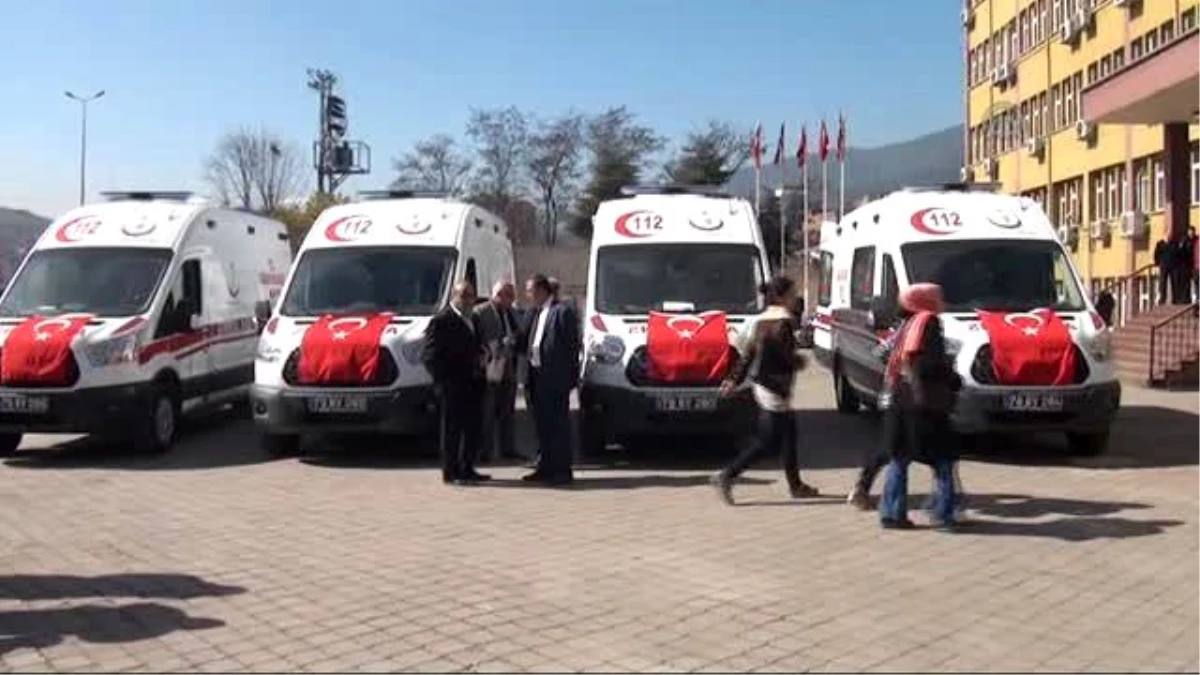 Karabük\'te 8 Ambulans Hizmete Girdi