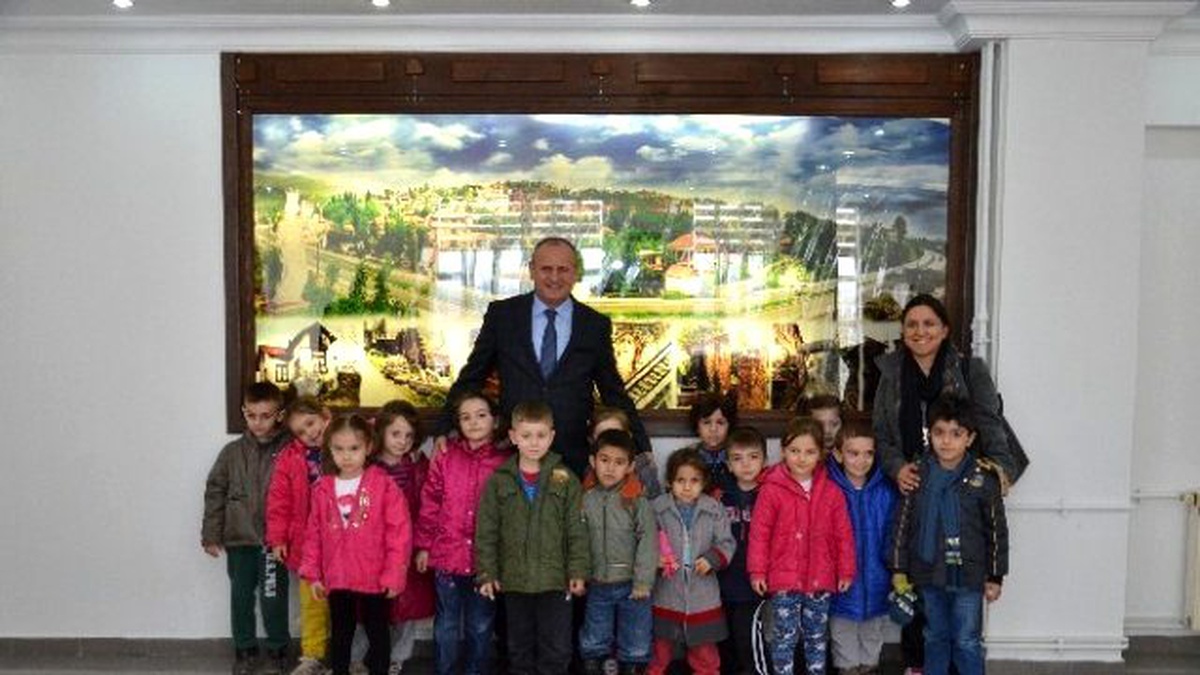 Konuralp Anaokulu\'ndan Başkan Keleş\'e Ziyaret
