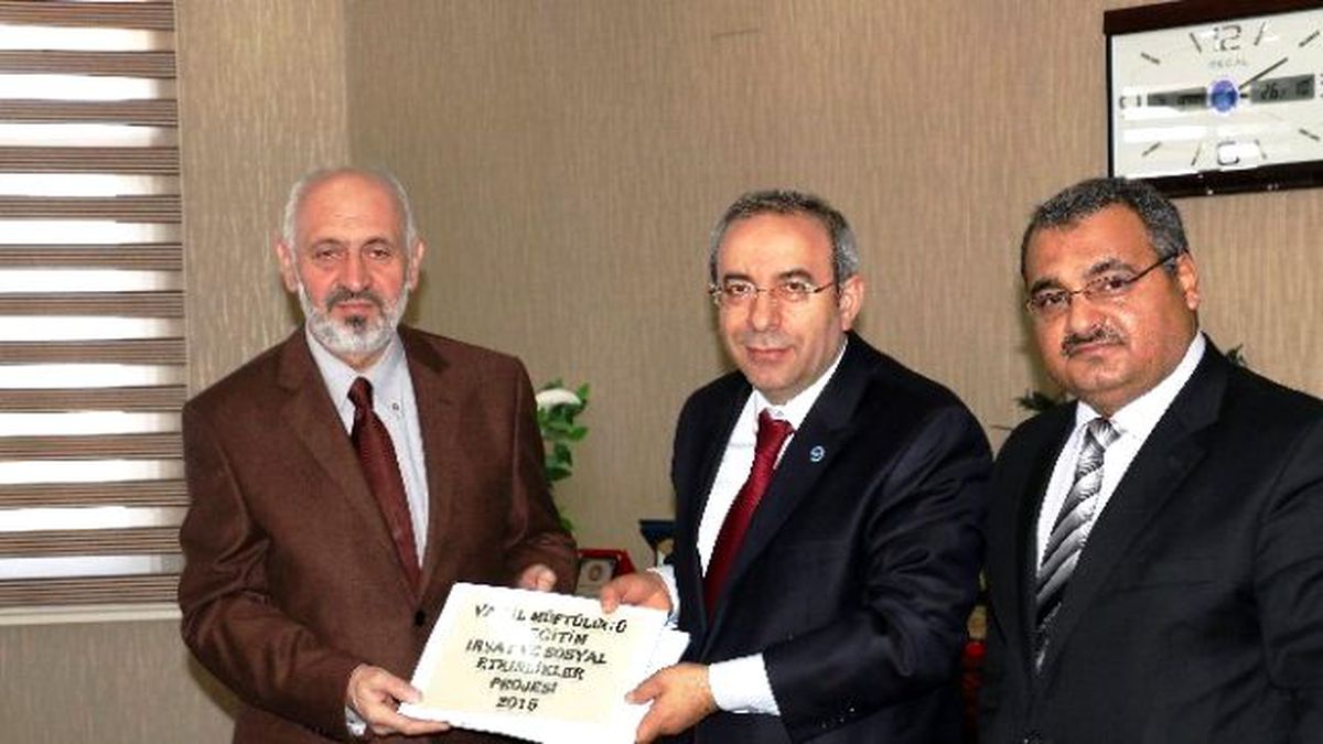 Müftü Arvas\'tan Rektör Battal\'a Ziyaret