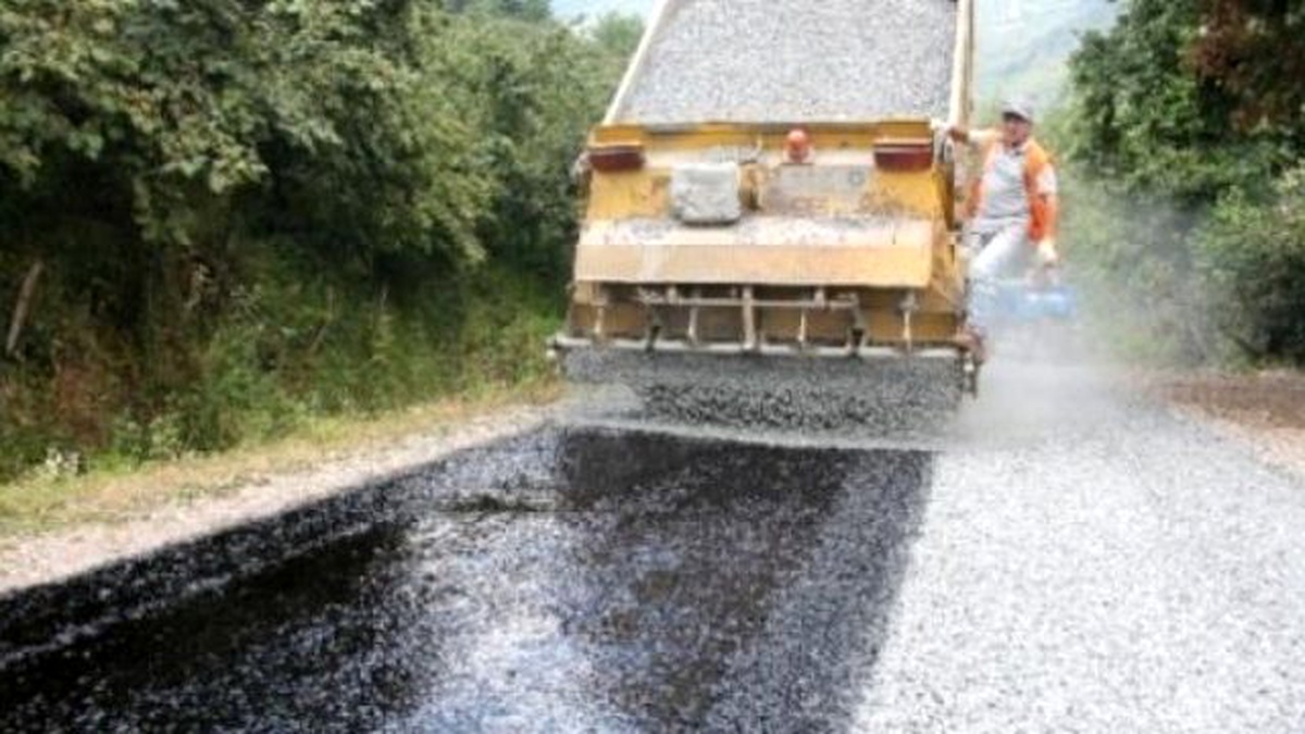 Ordu Büyükşehir Belediyesinin Asfaltlama Çalışmaları