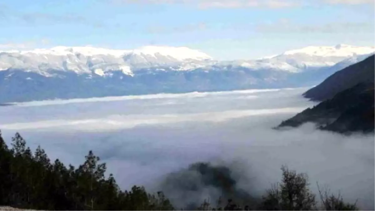 Kaş\'ta Sisli Hava Ekmek Kapıları Oldu