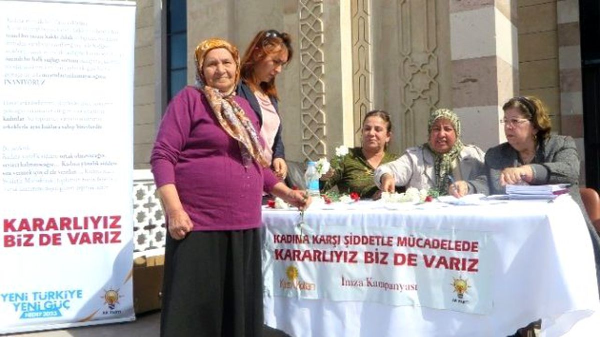 AK Parti\'den "Kadına Şiddete Hayır" Kampanyası