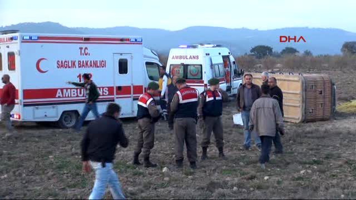 Denizli - Balon Sert İnişte Sürüklendi: 12 Koreli Yaralandı