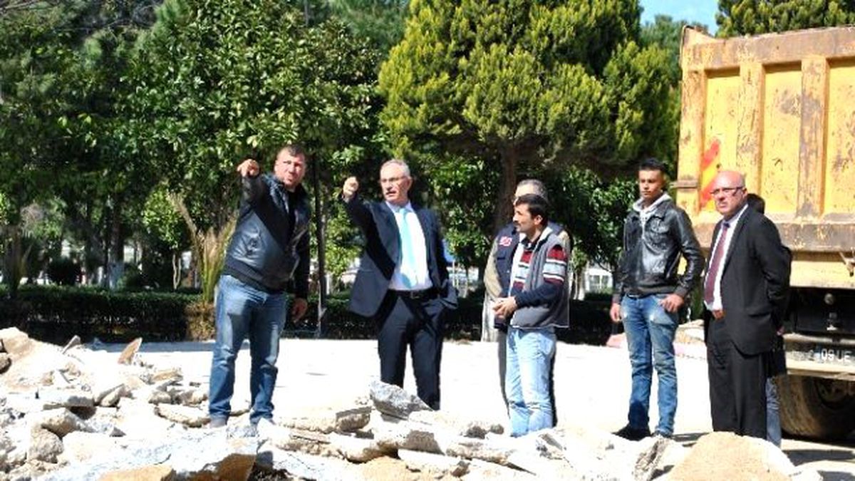 İncirliova Kültür Park\'ta Çalışmalar Devam Ediyor