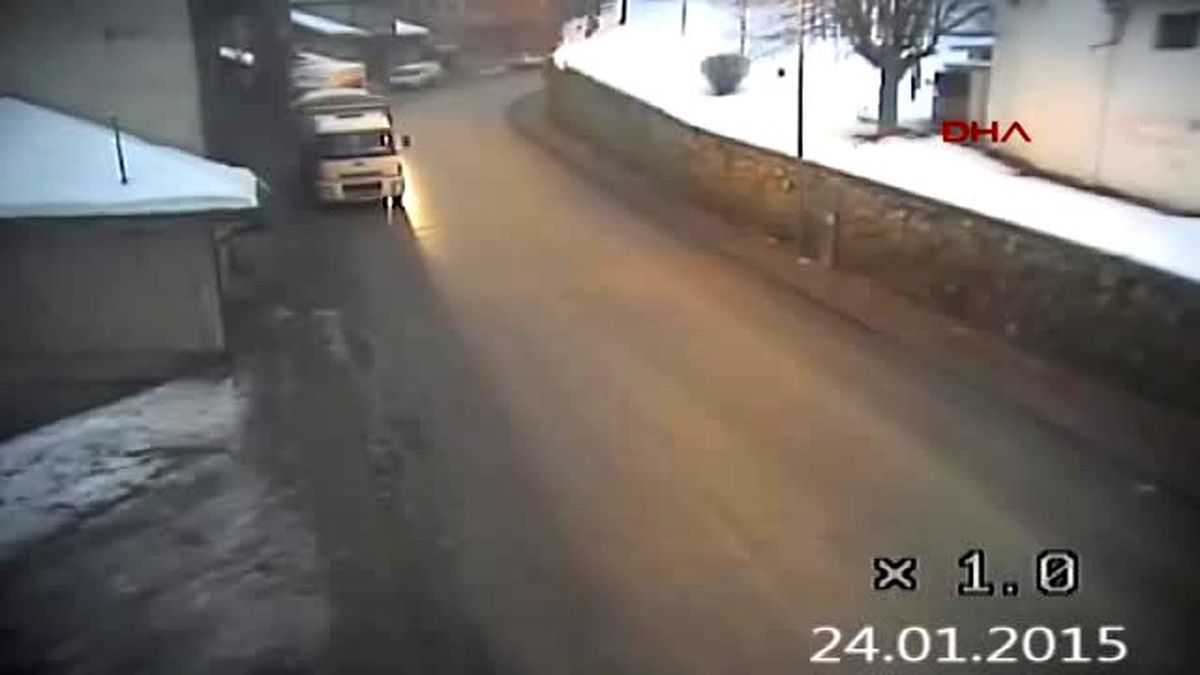 Kastamonu'da Kazalar Mobese Kamerasında