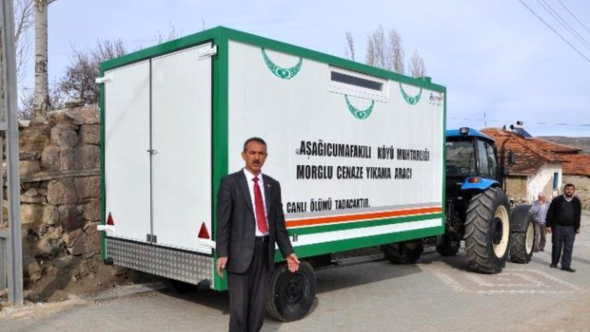 Köylerine Morglu Cenaze Yıkama Aracı Aldılar