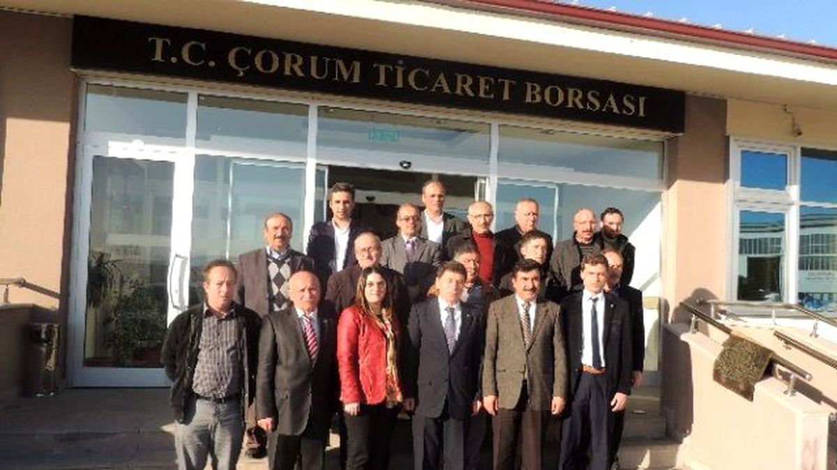 Çorum Milletvekili Aday Adaylarından, Ticaret Borsasına Ziyaret