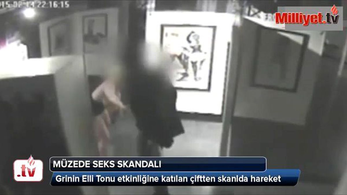Müzede Sevişen Çift Kameraya Yakalandı