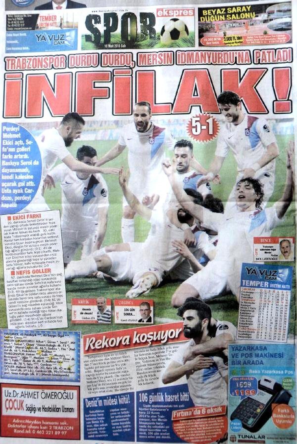 Trabzonspor Ligin En Golcü Takımı