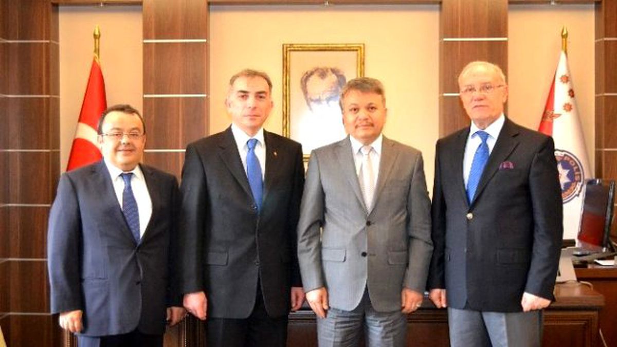 Türk Polis Teşkilatı Güçlendirme Vakfı'ndan Emniyet Müdürü Şahin'e Ziyaret