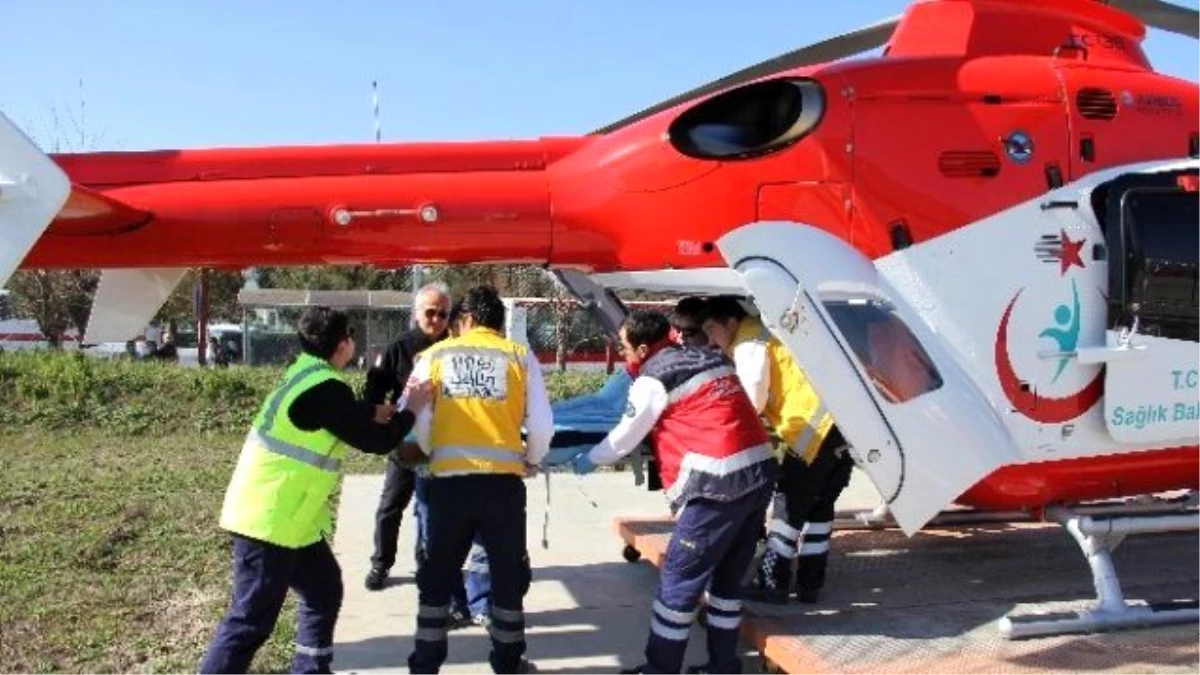 Yeşil Kartlı Hastaya Ambulans Helikopter