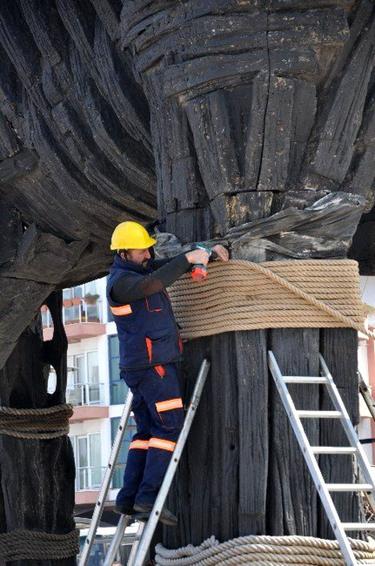 8 Mart Törenleri Öncesi Truva Atı Bakıma Alındı