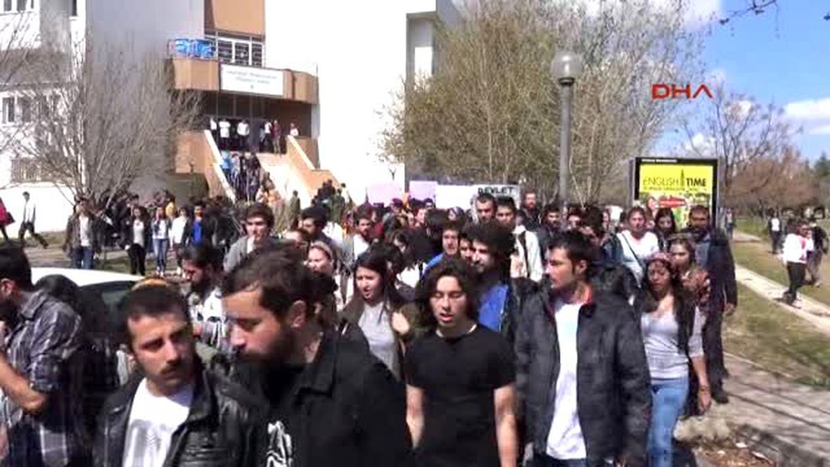 Antalya Akdeniz Üniversitesi\'nde Berkin Elvan Eylemi