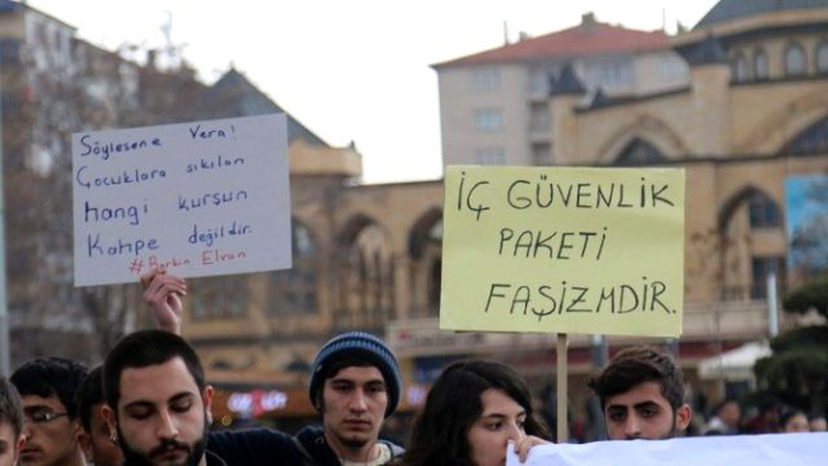 Birleşik Haziran Hareketi İç Güvenlik Paketini Protesto Etti