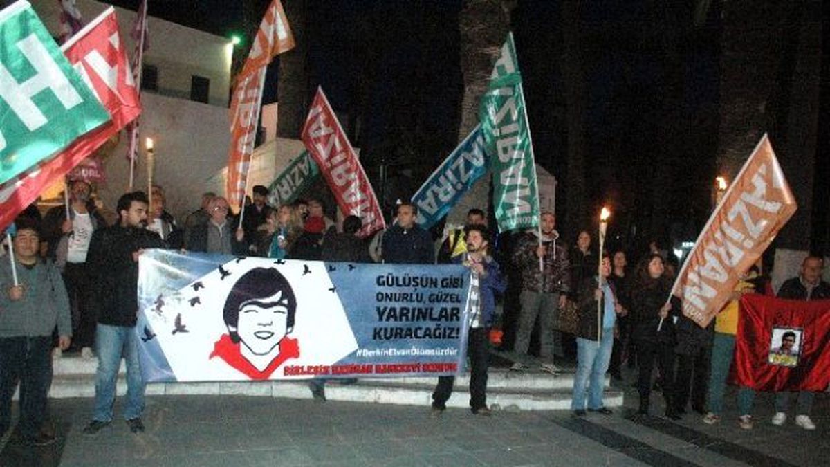 Bodrum\'da Berkin Elvan\'ı Andılar