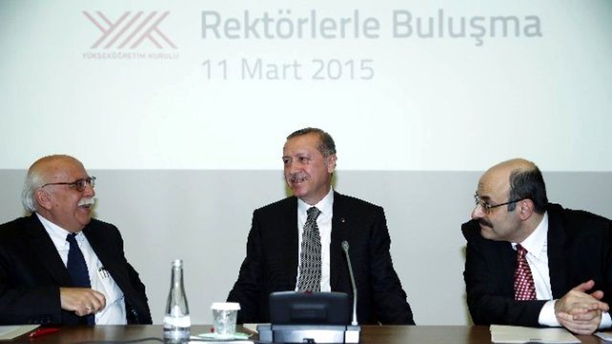 Cumhurbaşkanı Erdoğan, YÖK\'te Rektörlerle Bir Araya Geldi